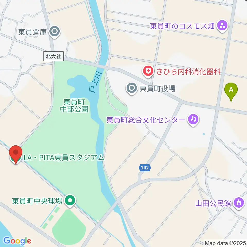 LA・PITA東員スタジアム周辺のコンビニエンスストア一覧地図