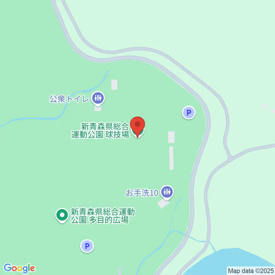 新青森県総合運動公園球技場周辺のコンビニエンスストア一覧地図