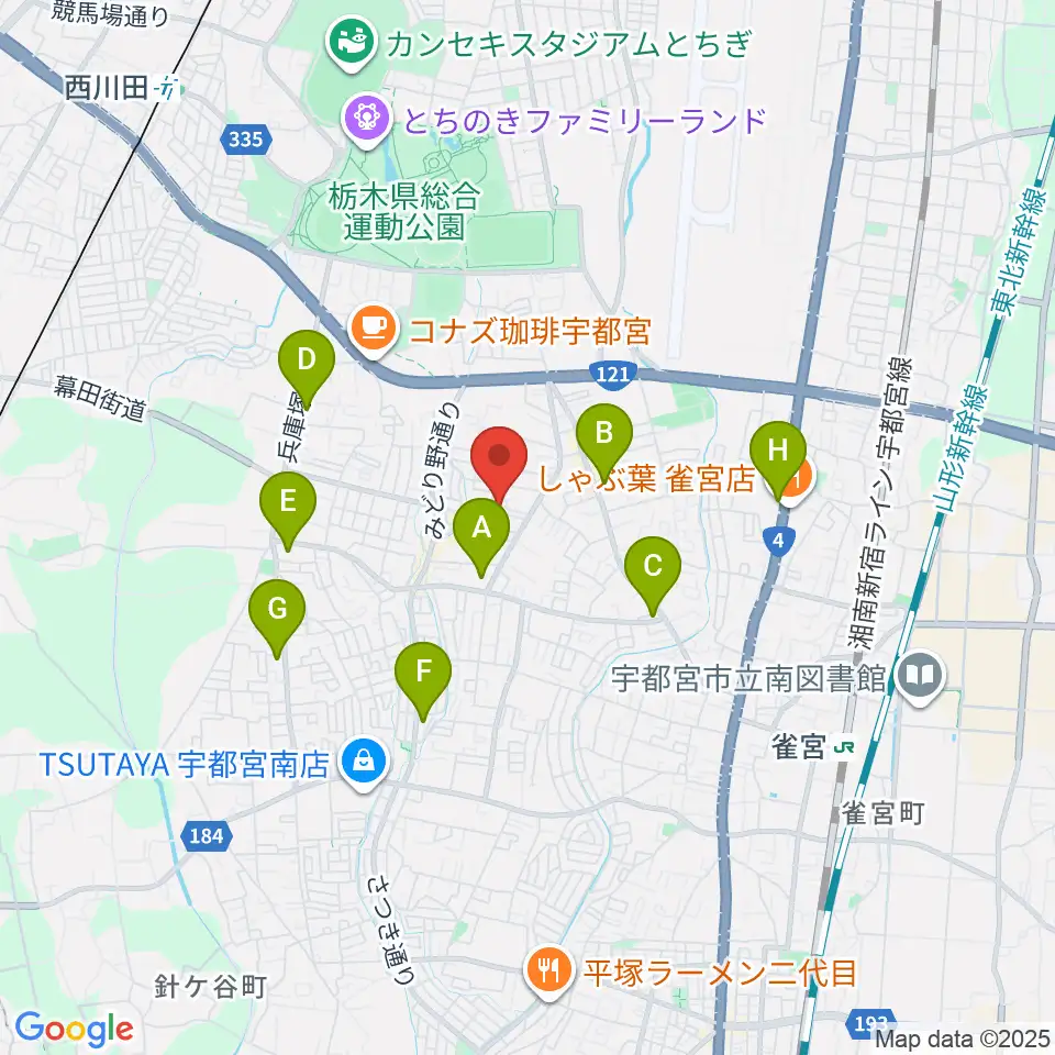 ピアノ教室ぷりまう″ぇーら周辺のコンビニエンスストア一覧地図