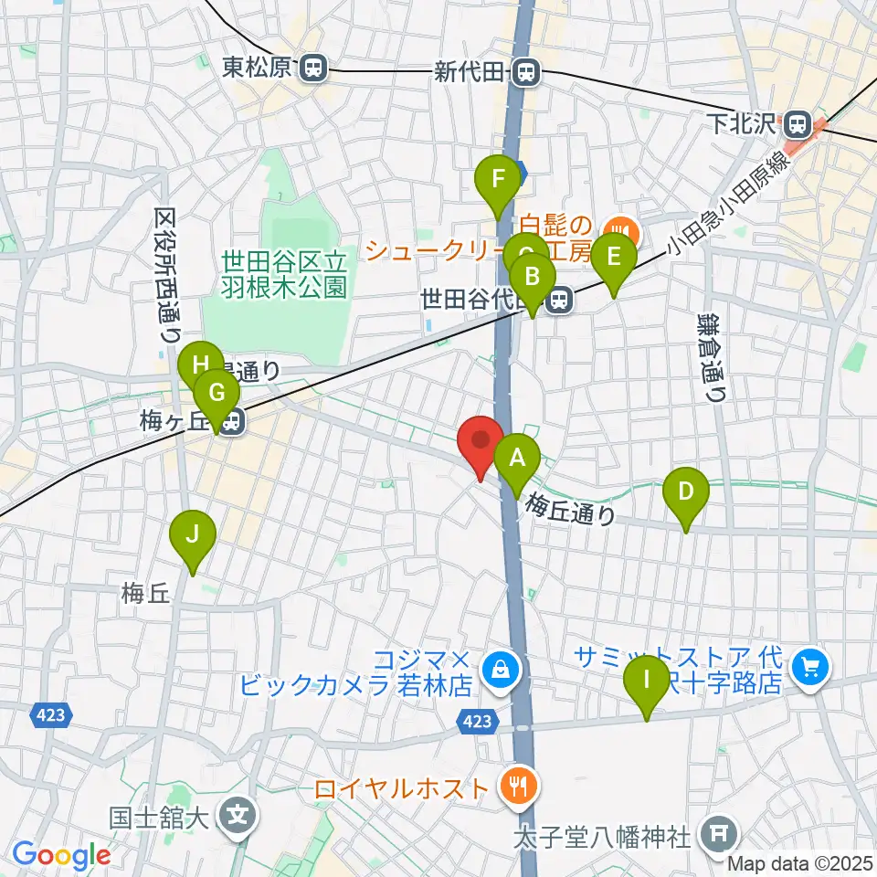 big turtle STUDIOS周辺のコンビニエンスストア一覧地図