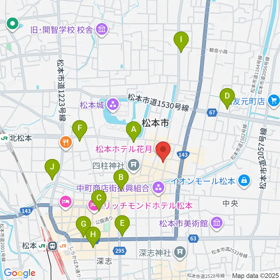 上土ふれあいホール周辺のコンビニエンスストア一覧地図