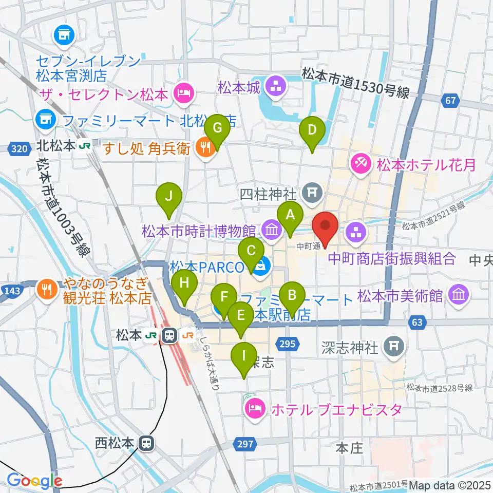 音楽社周辺のコンビニエンスストア一覧地図