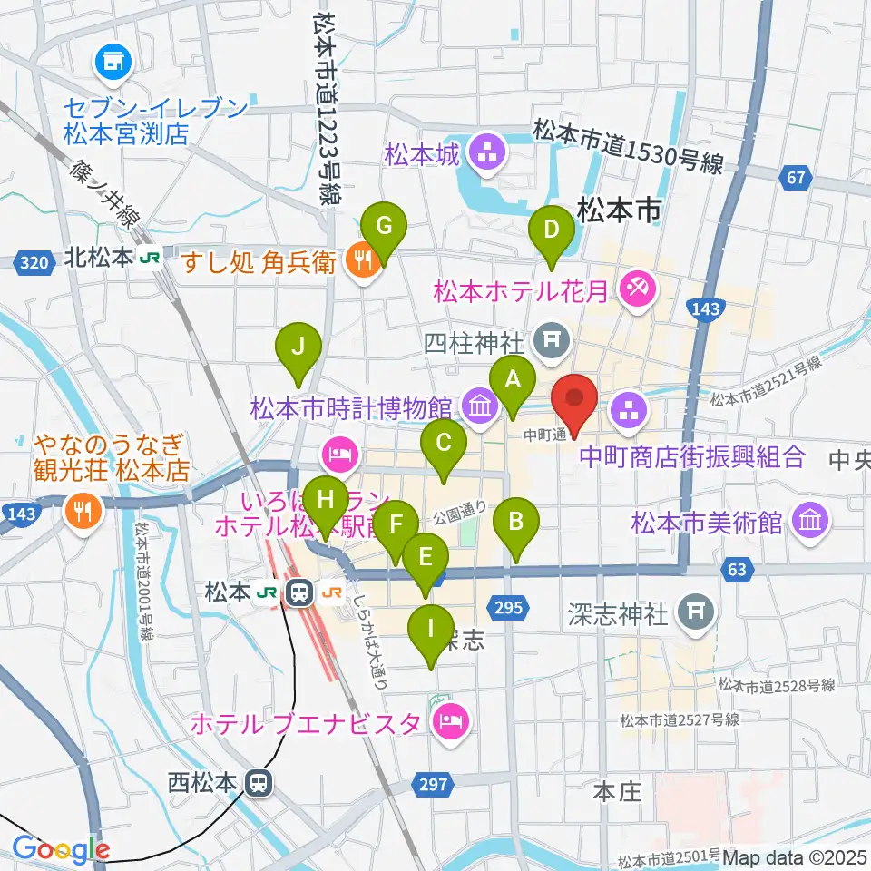 音楽社周辺のコンビニエンスストア一覧地図