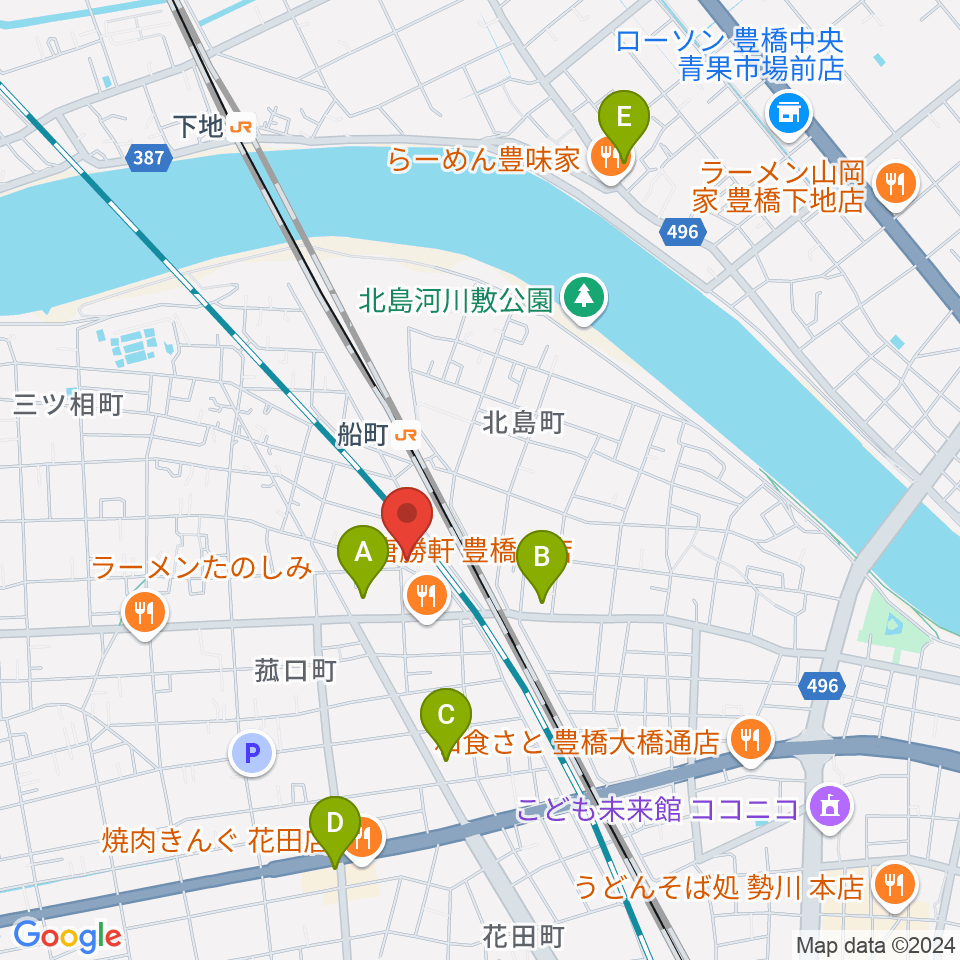 ファーストミュージック周辺のコンビニエンスストア一覧地図