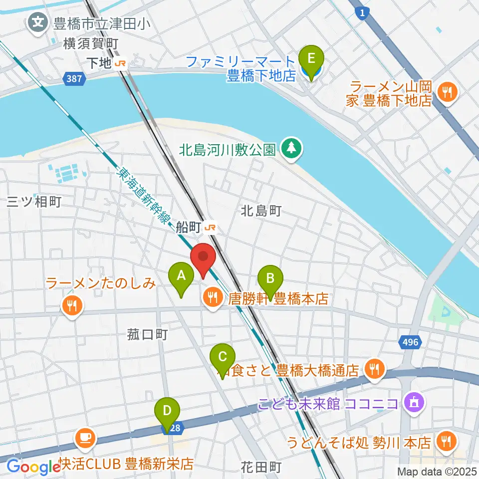 ファーストミュージック周辺のコンビニエンスストア一覧地図