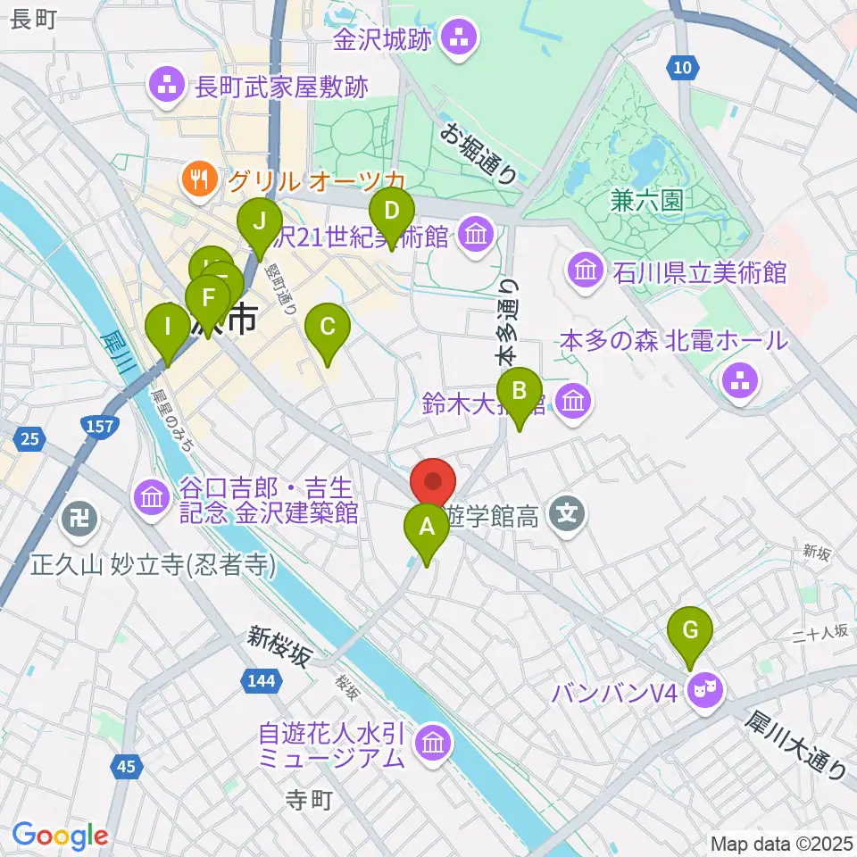 エスタシオレコーズ周辺のコンビニエンスストア一覧地図