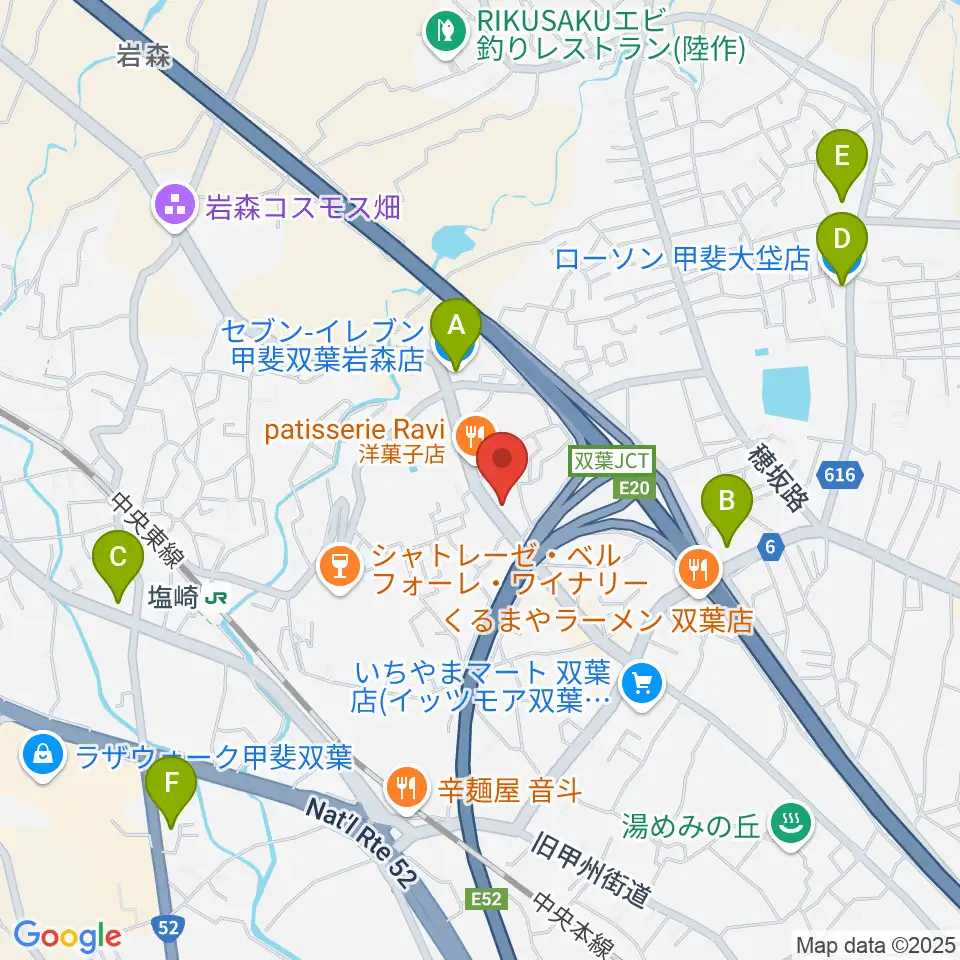 iB MUSIC STUDIO周辺のコンビニエンスストア一覧地図