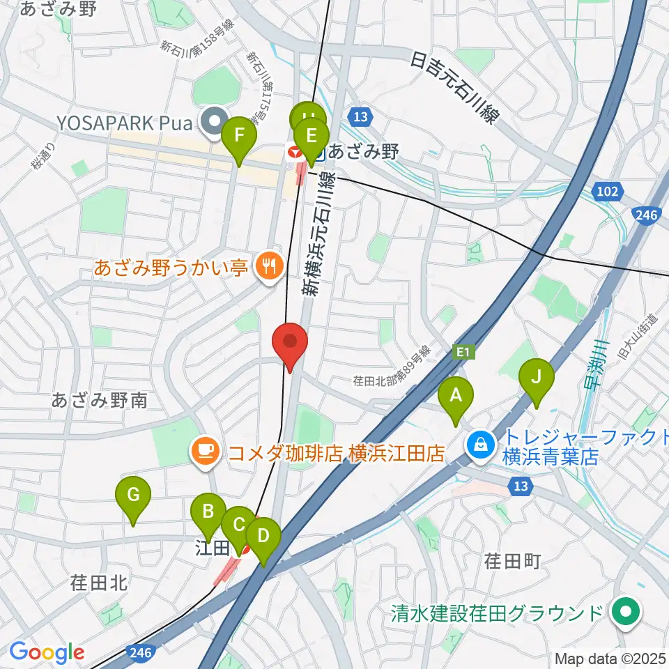 sound studio U-Be周辺のコンビニエンスストア一覧地図