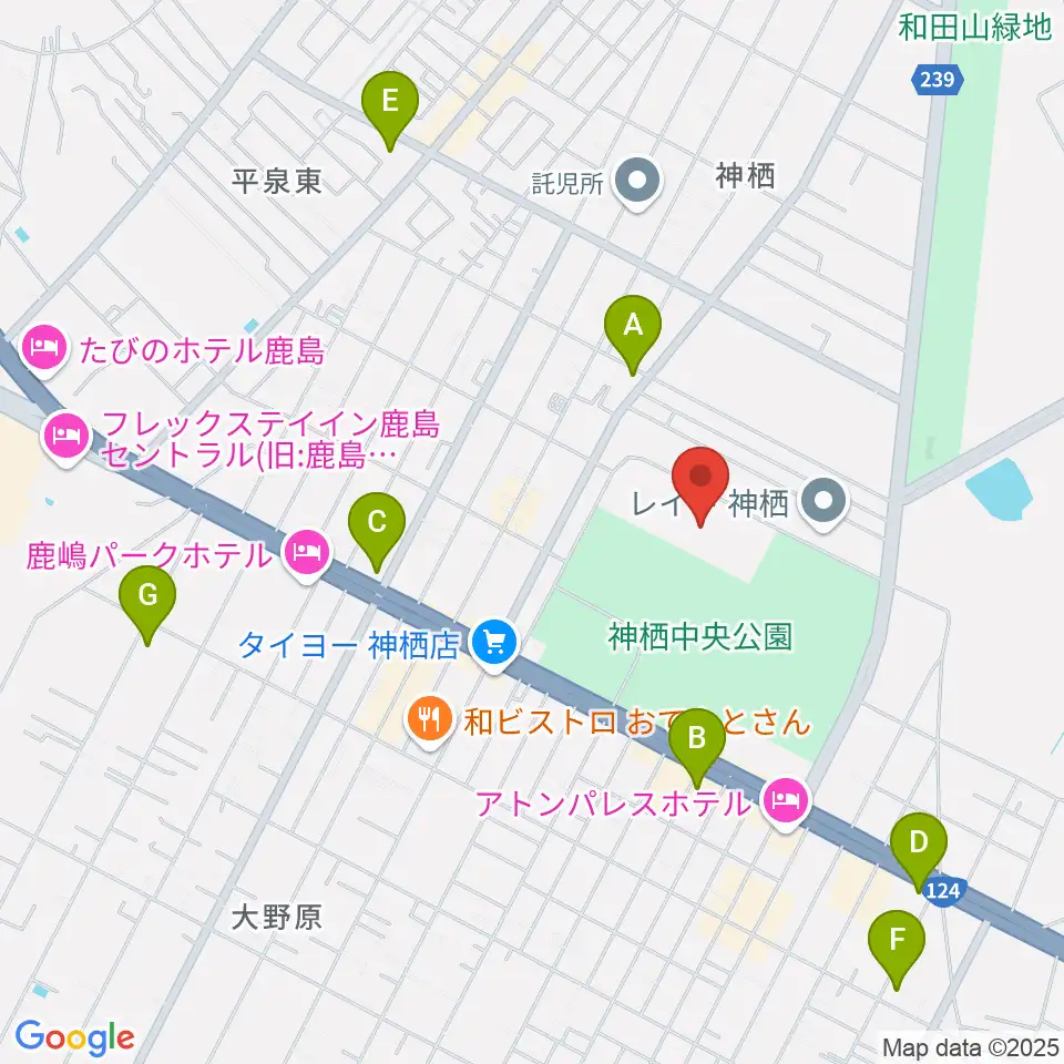 かみす防災アリーナ周辺のコンビニエンスストア一覧地図