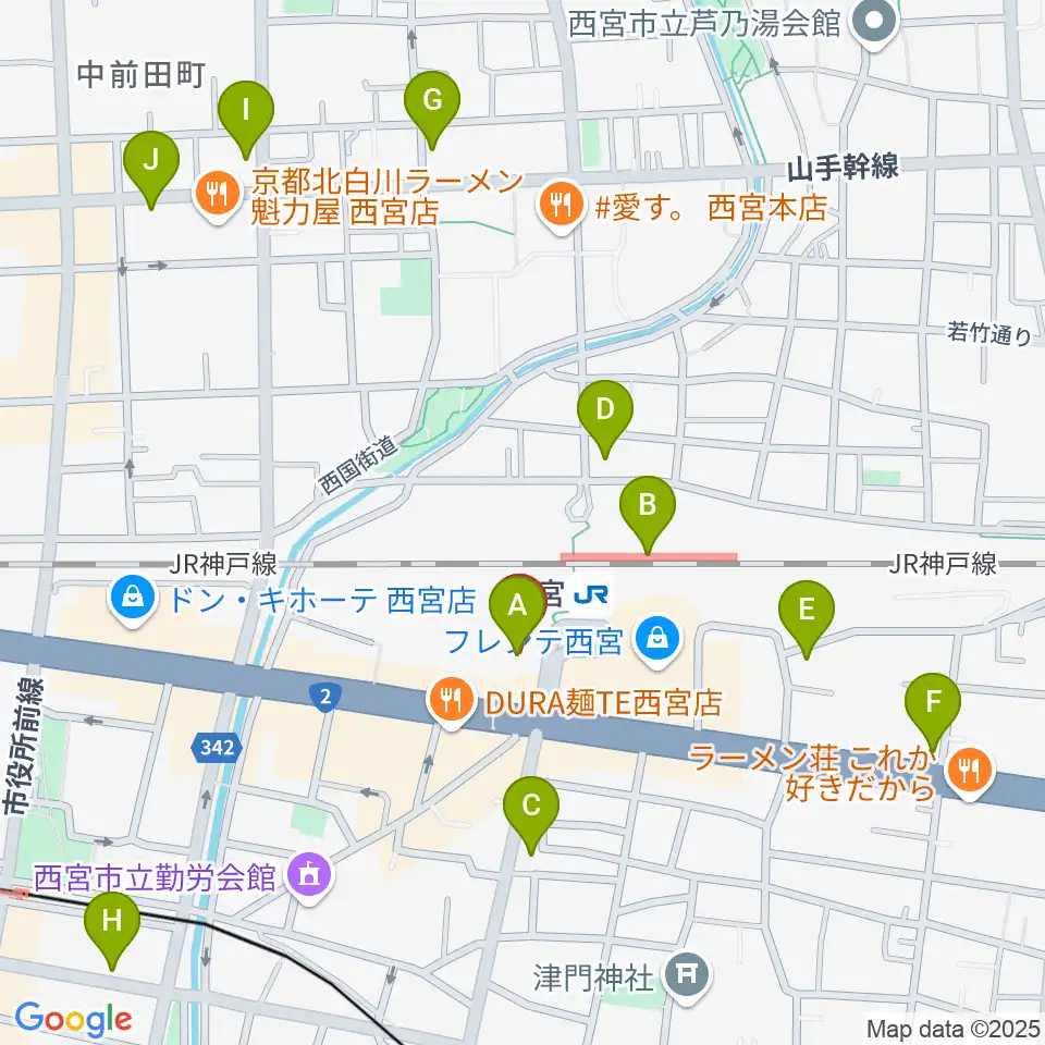 石井音楽教室周辺のコンビニエンスストア一覧地図