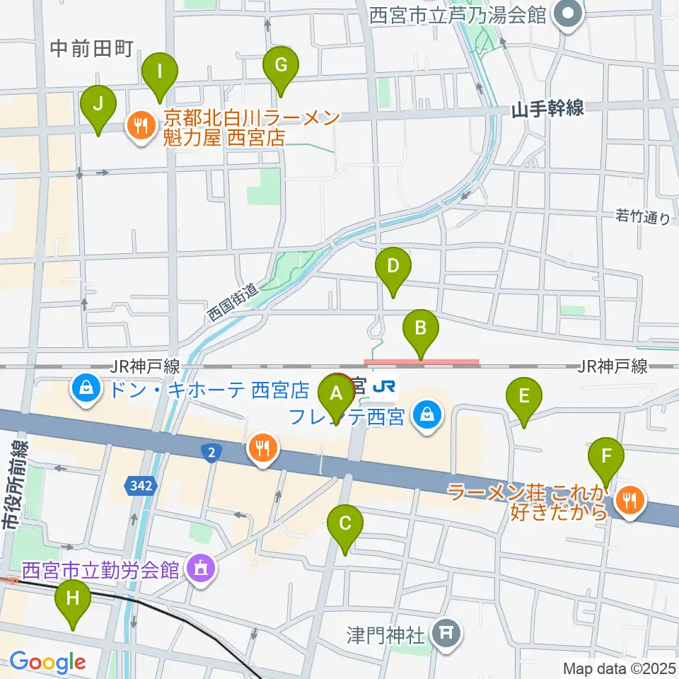 石井音楽教室周辺のコンビニエンスストア一覧地図