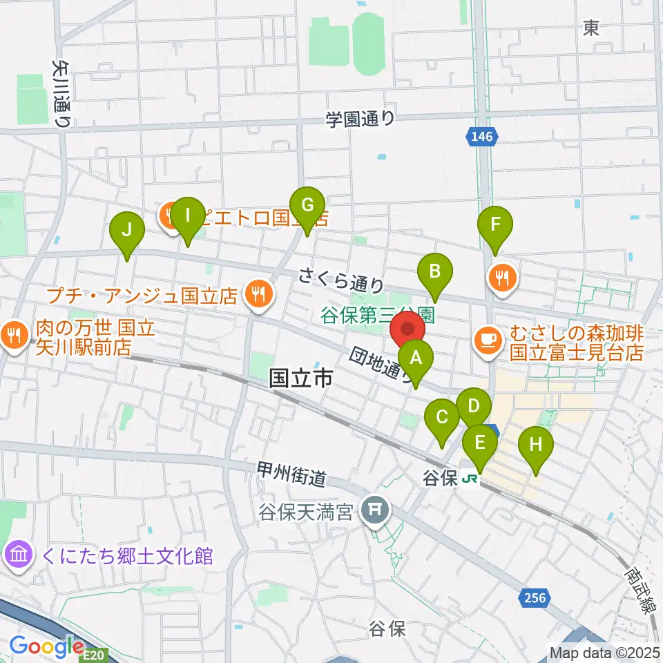 スタジオ・レニー周辺のコンビニエンスストア一覧地図