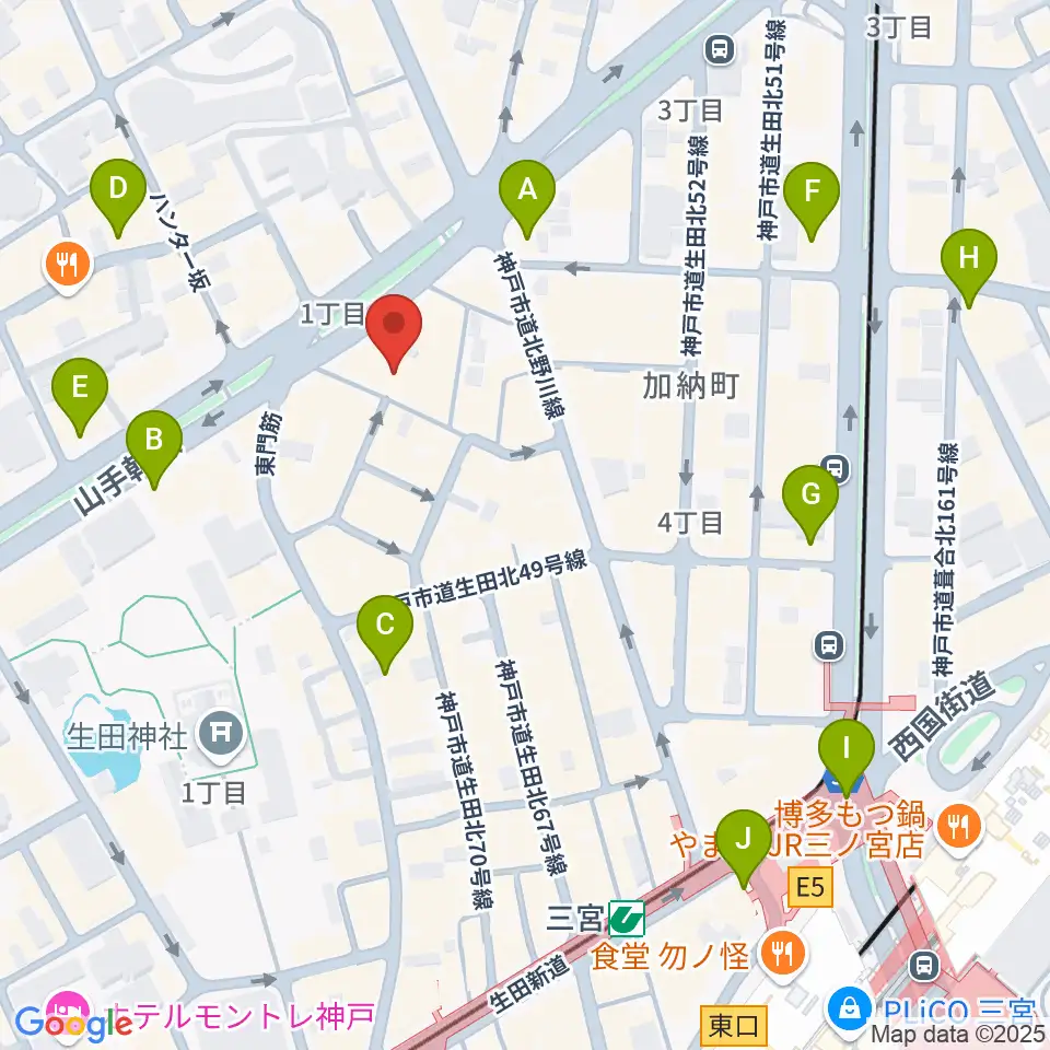 nagomibar周辺のコンビニエンスストア一覧地図