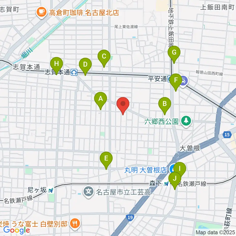 Wanderer Studio周辺のコンビニエンスストア一覧地図