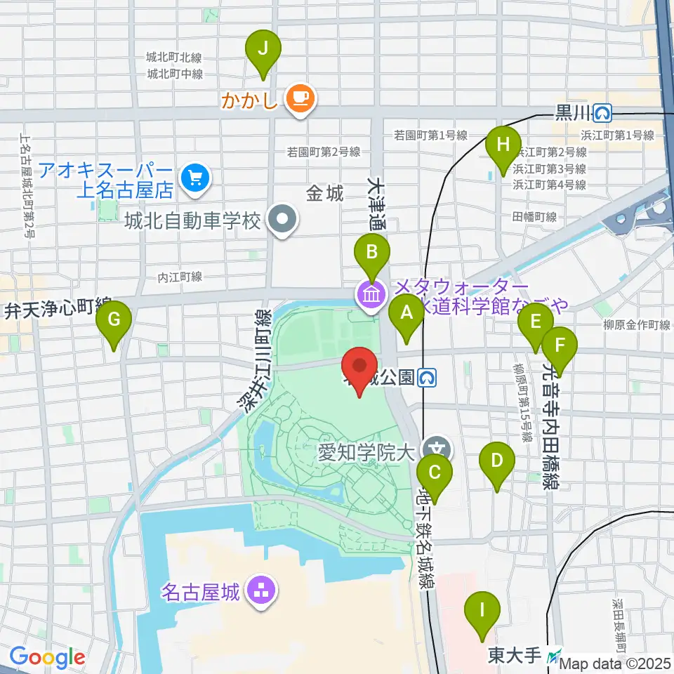 IGアリーナ周辺のコンビニエンスストア一覧地図