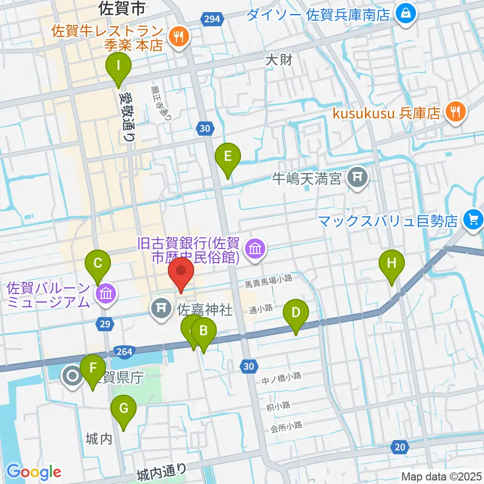 佐賀シアター・シエマ周辺のコンビニエンスストア一覧地図