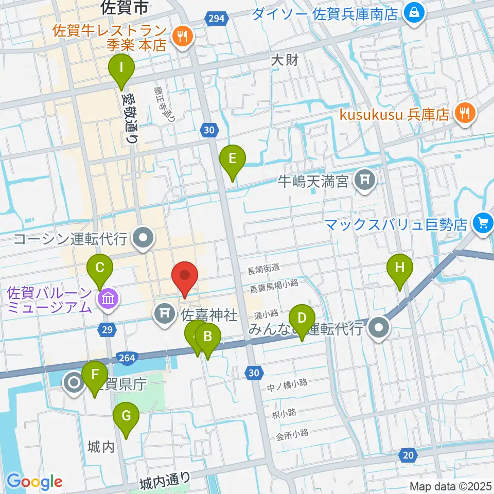 佐賀シアター・シエマ周辺のコンビニエンスストア一覧地図