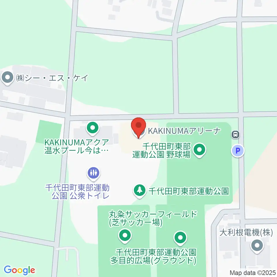 KAKINUMAアリーナ周辺のコンビニエンスストア一覧地図
