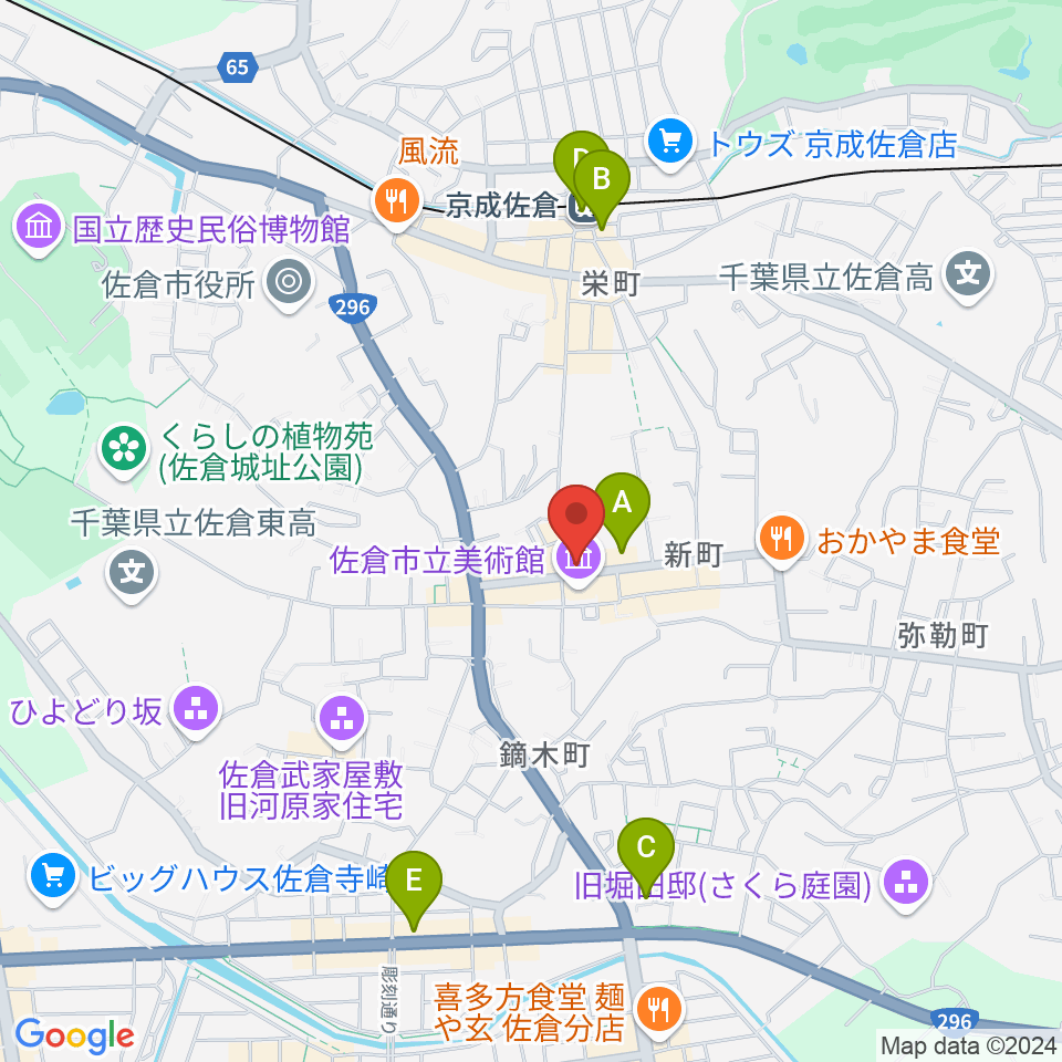 セイント・ディー周辺のコンビニエンスストア一覧地図