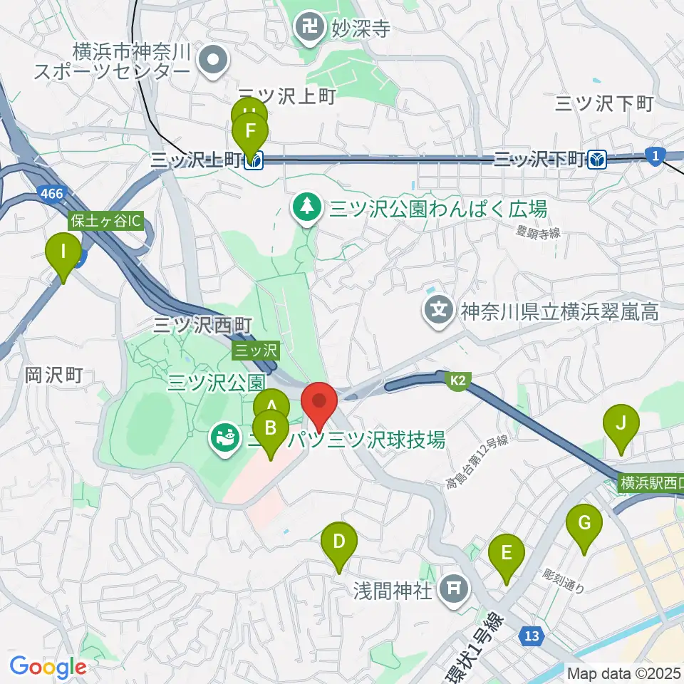 横浜市平沼記念体育館周辺のコンビニエンスストア一覧地図