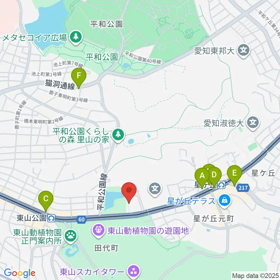 名古屋市千種スポーツセンター周辺のコンビニエンスストア一覧地図