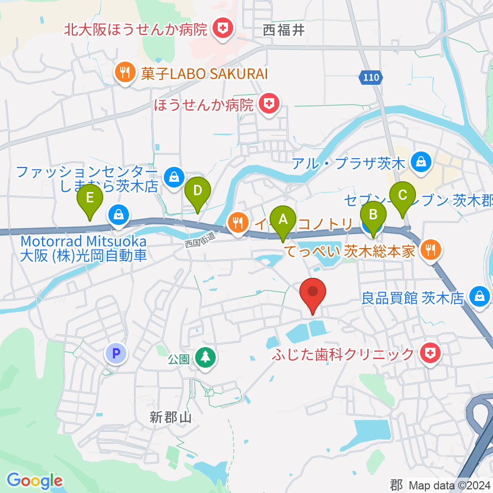 STUDIO QUAM周辺のコンビニエンスストア一覧地図