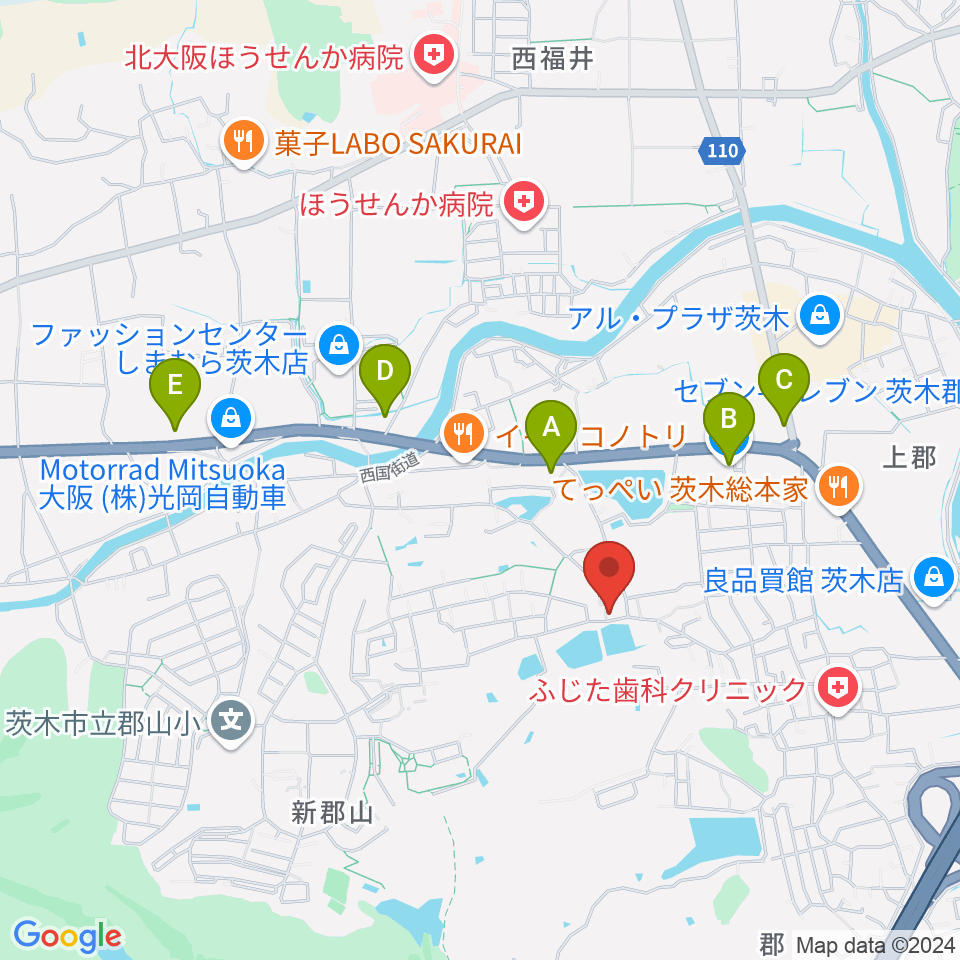 STUDIO QUAM周辺のコンビニエンスストア一覧地図