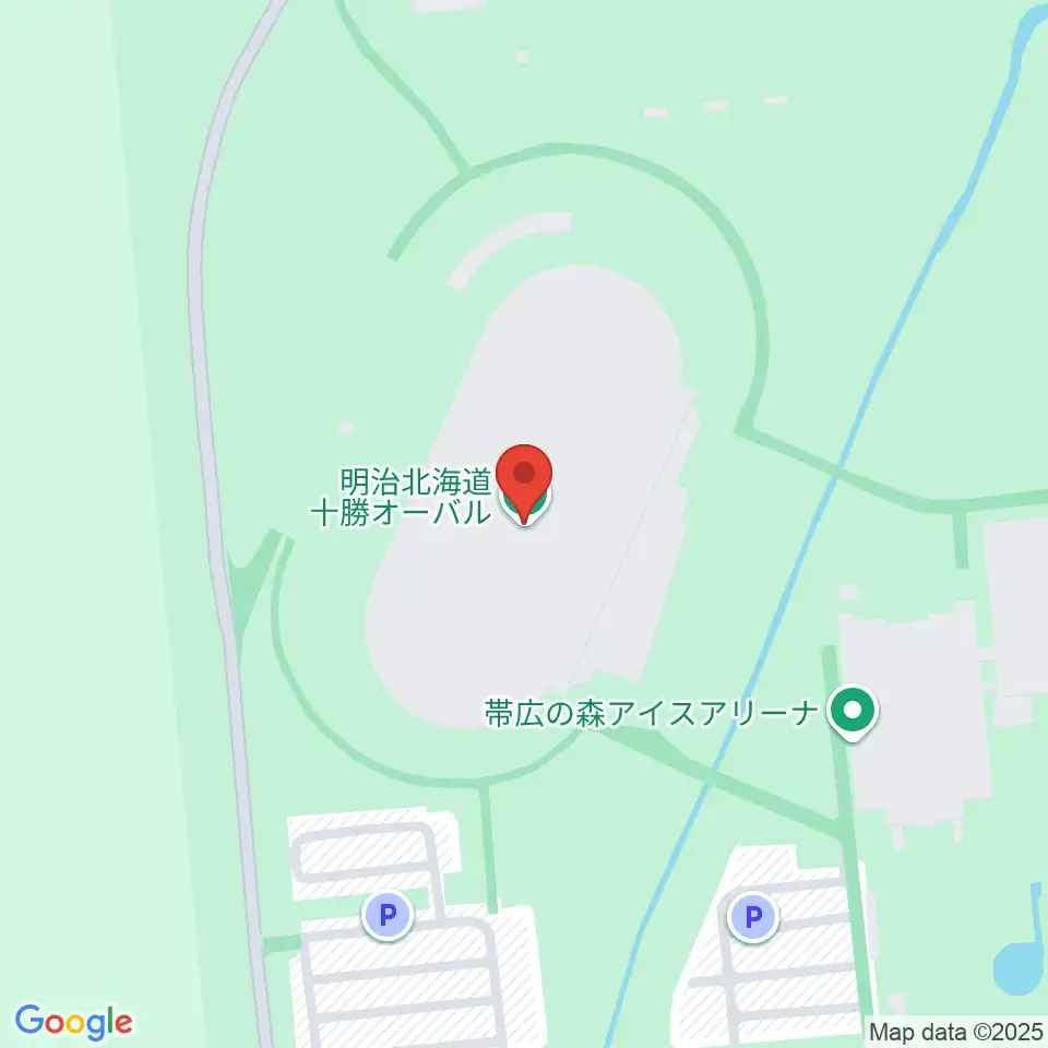 明治北海道十勝オーバル周辺のコンビニエンスストア一覧地図