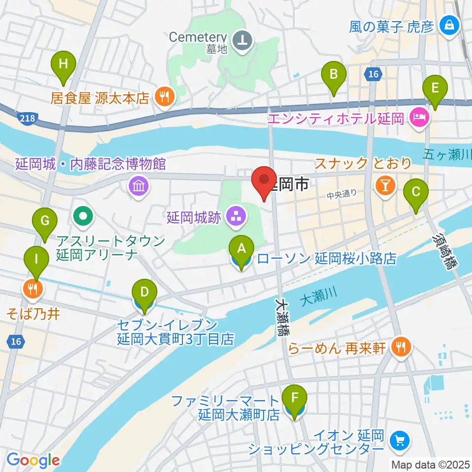 野口遵記念館周辺のコンビニエンスストア一覧地図