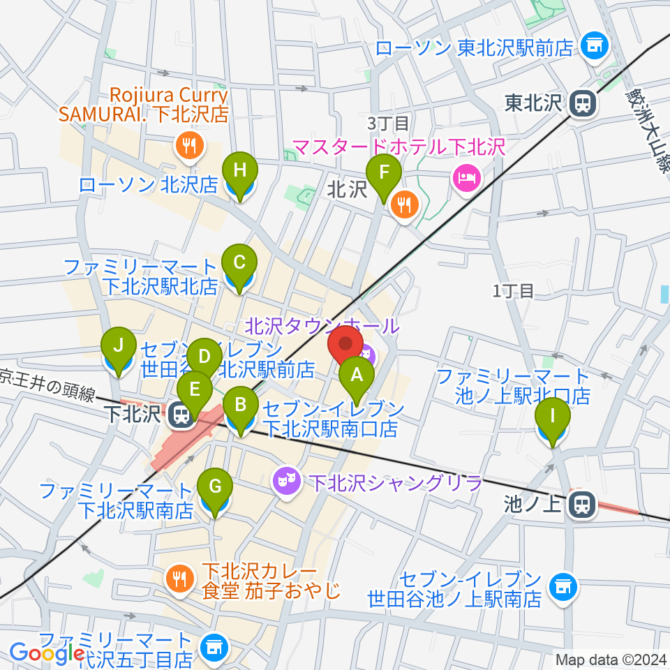 General Record Store周辺のコンビニエンスストア一覧地図