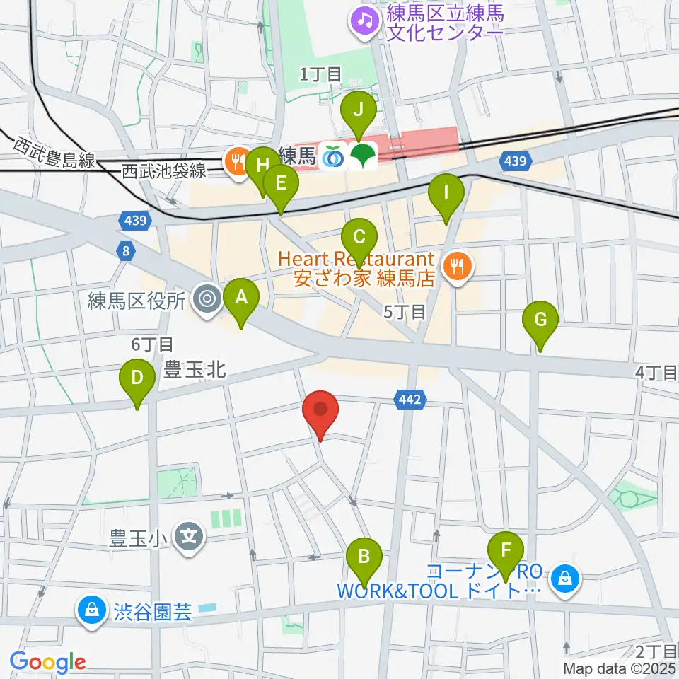 スタジオHappyBox周辺のコンビニエンスストア一覧地図