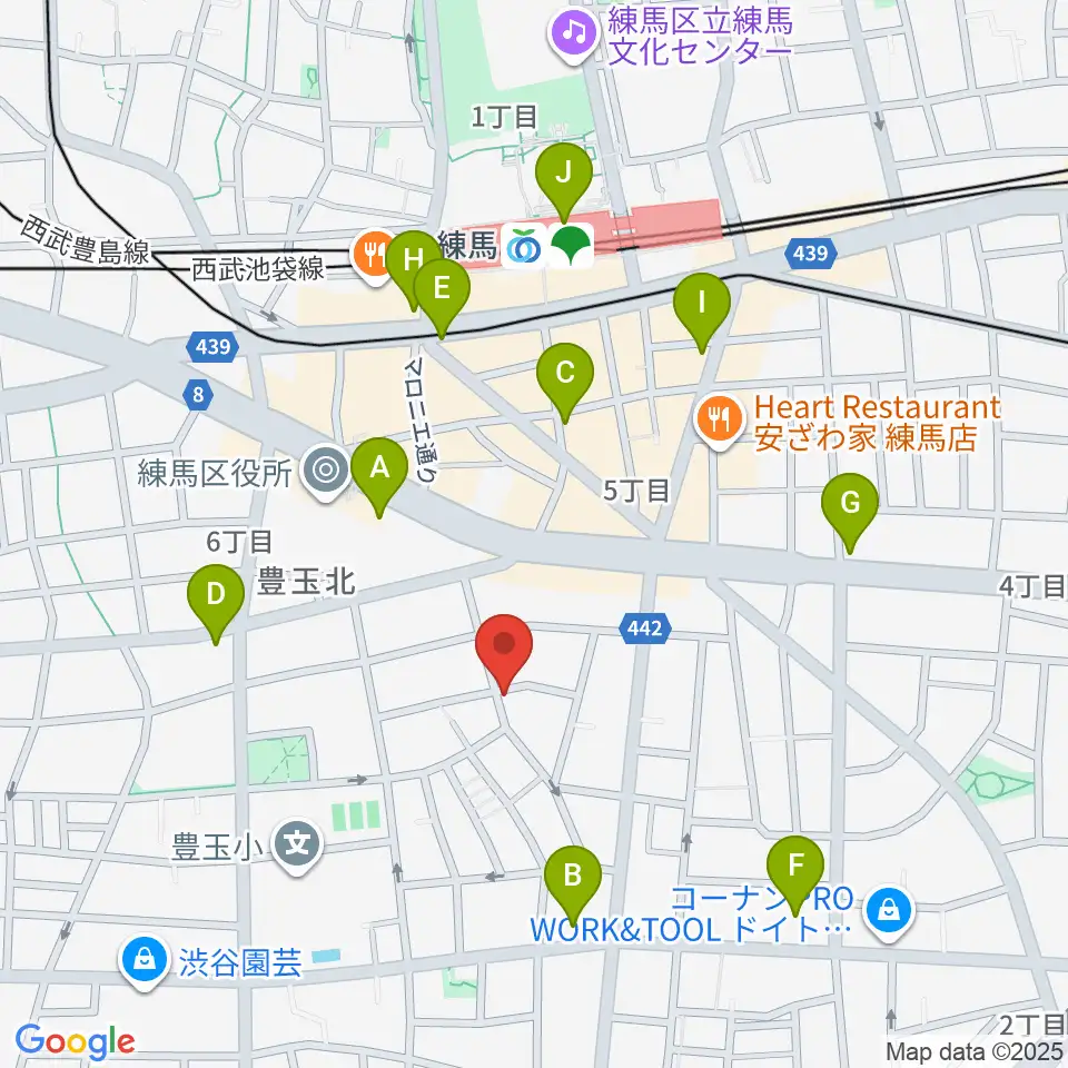 スタジオHappyBox周辺のコンビニエンスストア一覧地図