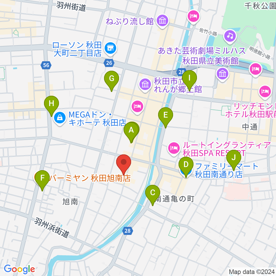 K-studio周辺のコンビニエンスストア一覧地図