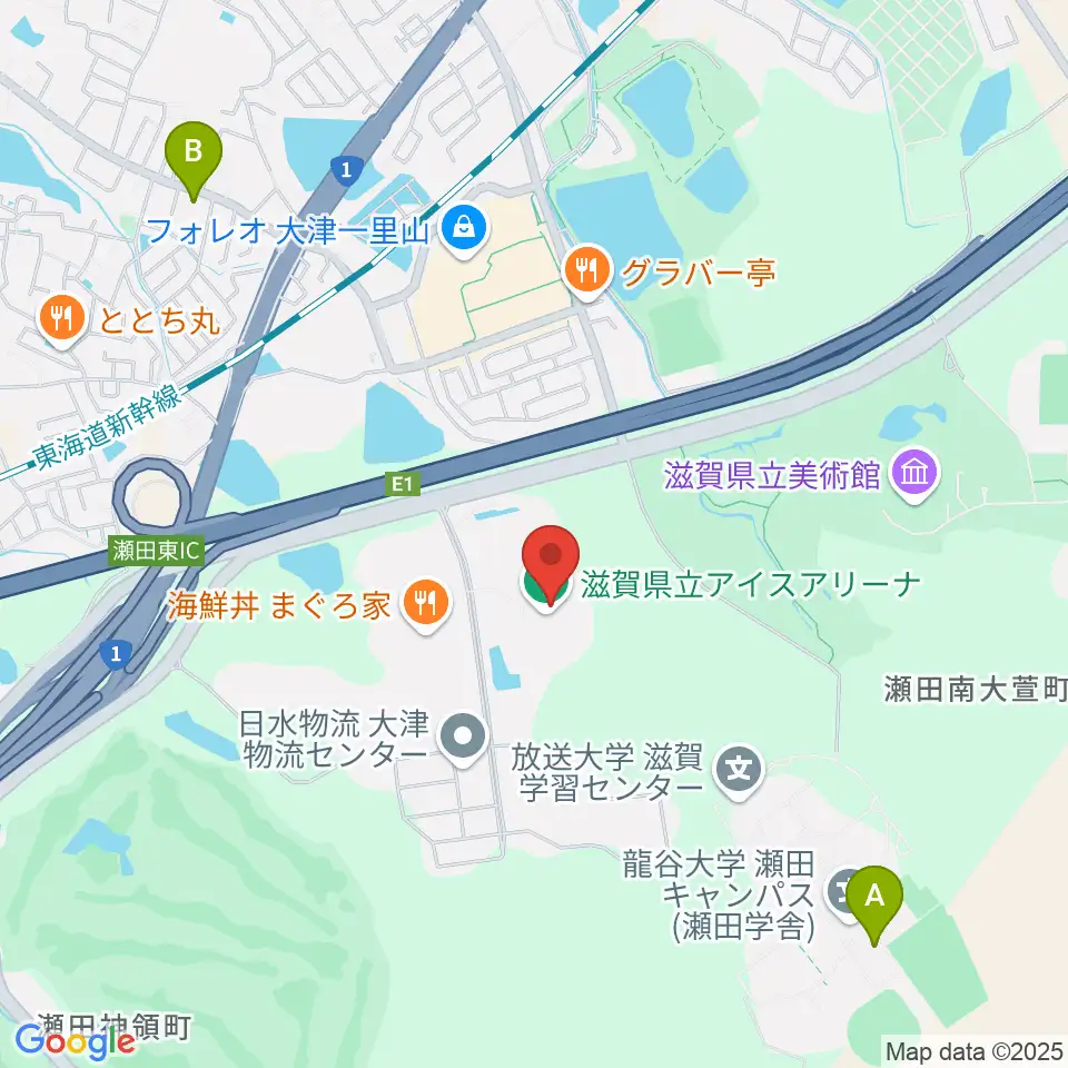 木下カンセーアイスアリーナ周辺のコンビニエンスストア一覧地図