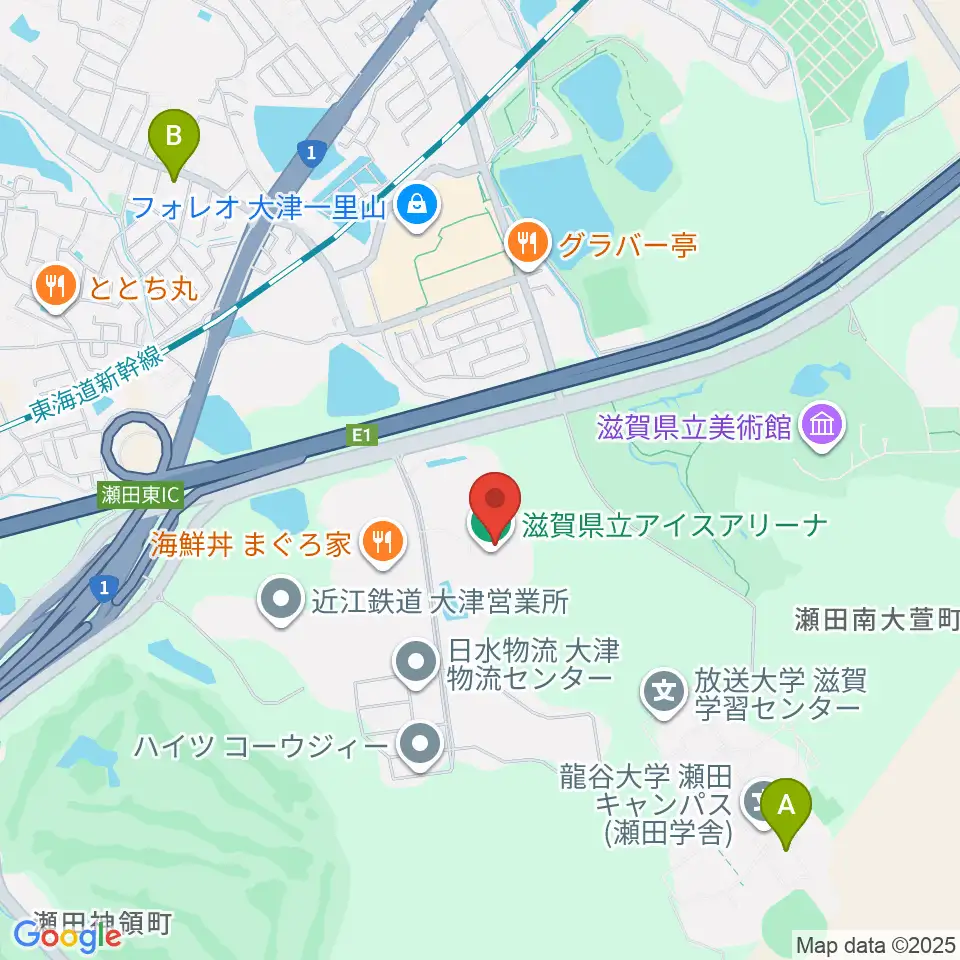 木下カンセーアイスアリーナ周辺のコンビニエンスストア一覧地図