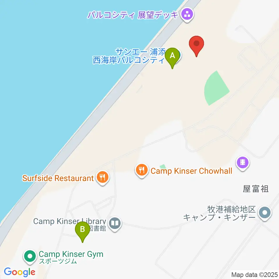島村楽器 沖縄・浦添パルコシティ店周辺のコンビニエンスストア一覧地図