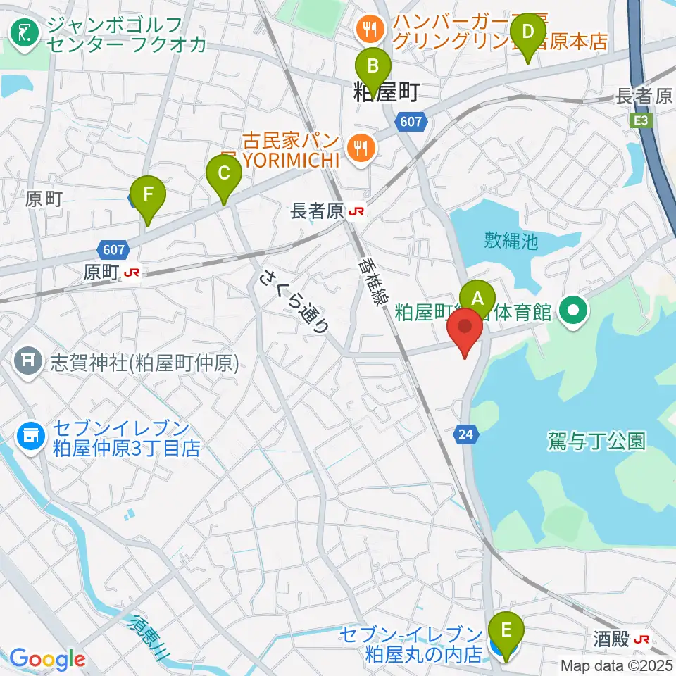 サンレイクかすや周辺のコンビニエンスストア一覧地図