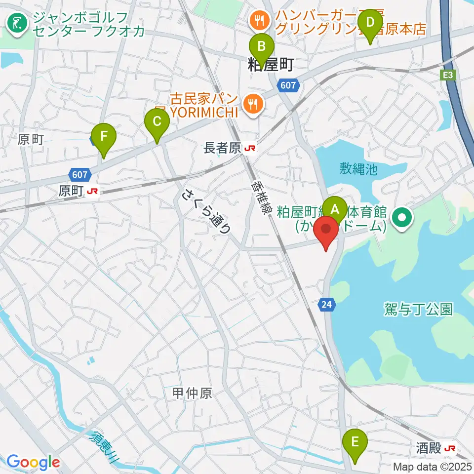 サンレイクかすや周辺のコンビニエンスストア一覧地図