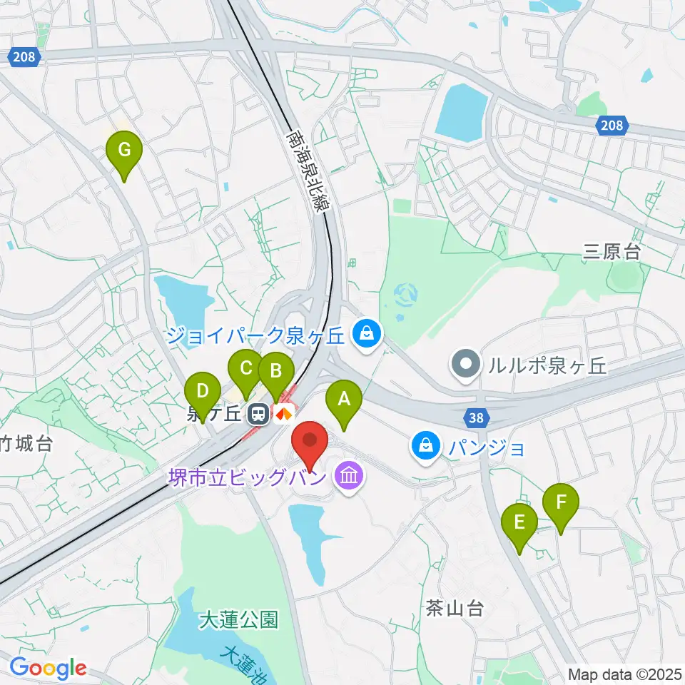 ビッグ・アイ 国際障害者交流センター周辺のコンビニエンスストア一覧地図