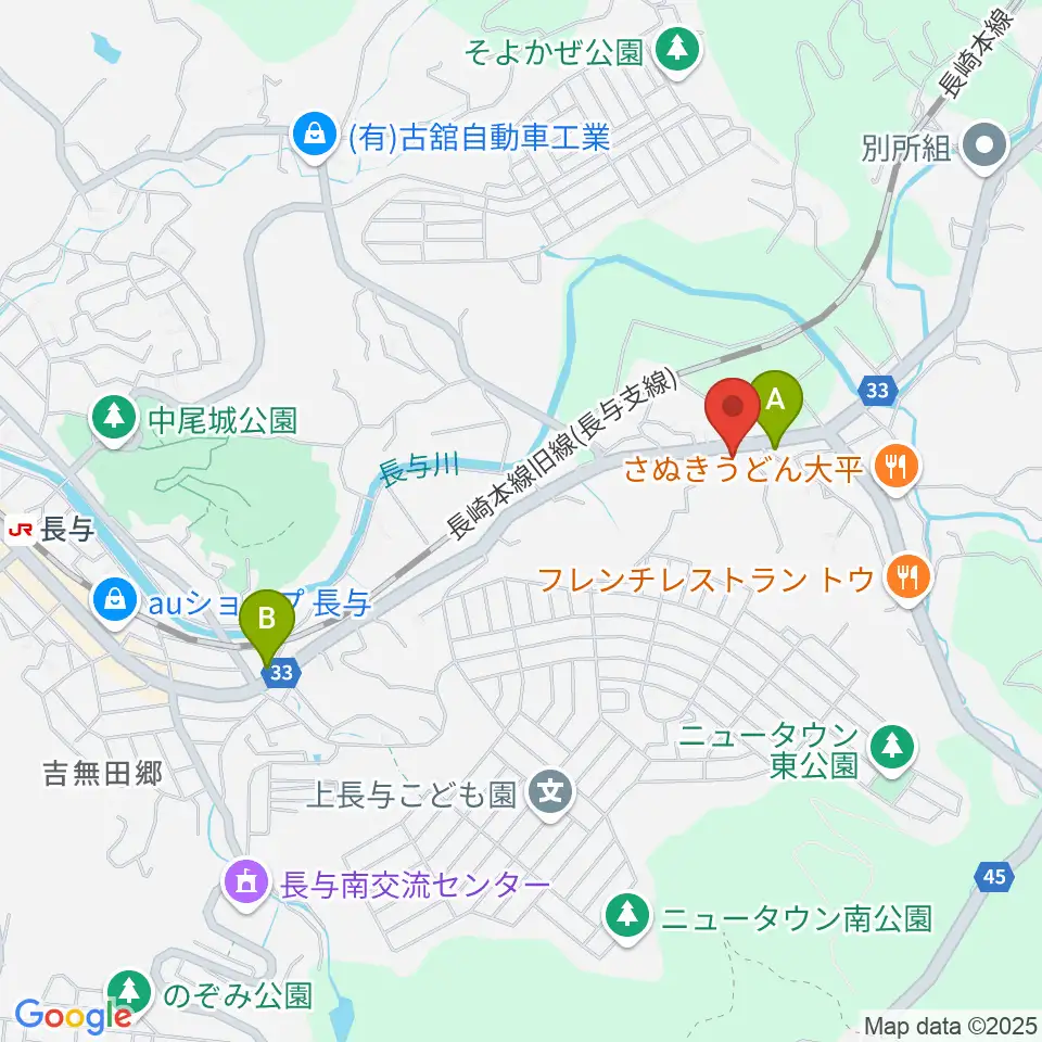 N's Guitar Garage周辺のコンビニエンスストア一覧地図