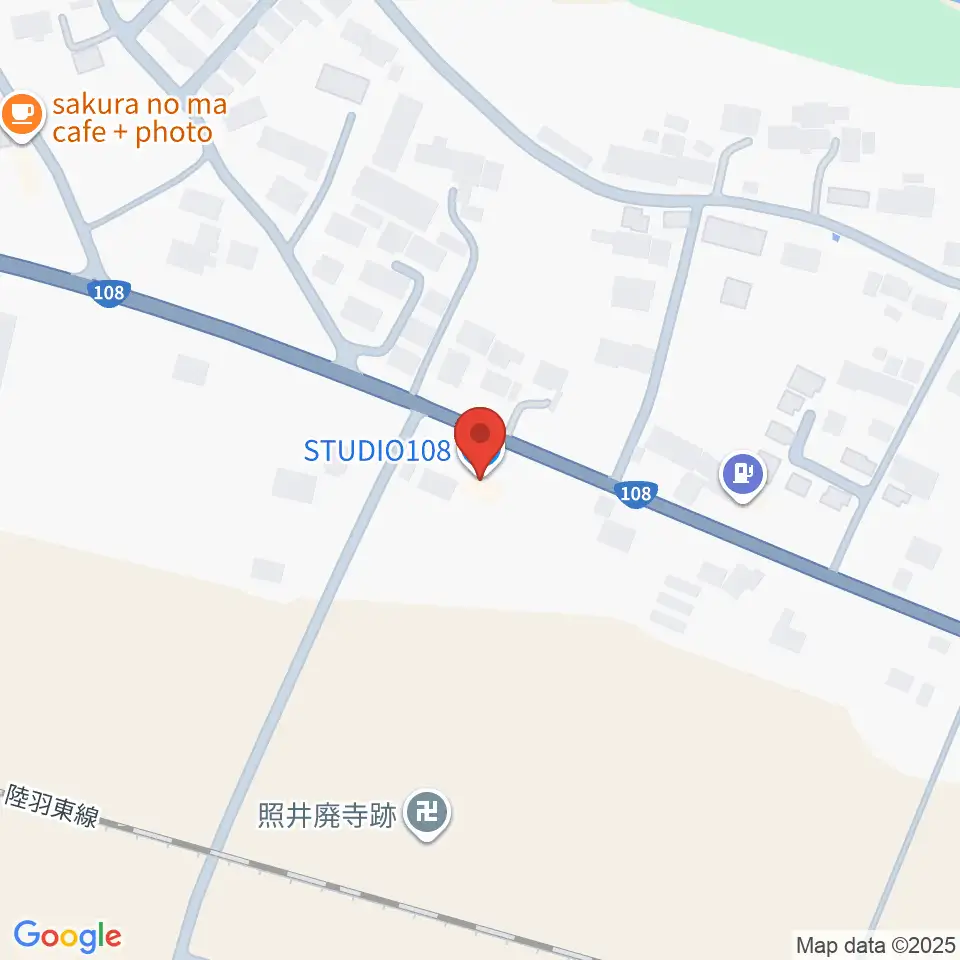 STUDIO108周辺のコンビニエンスストア一覧地図