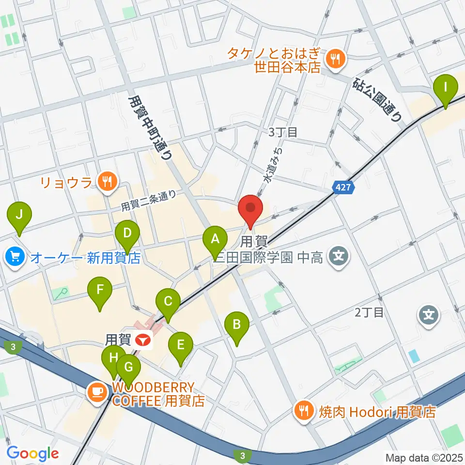 用賀エピタフ周辺のコンビニエンスストア一覧地図