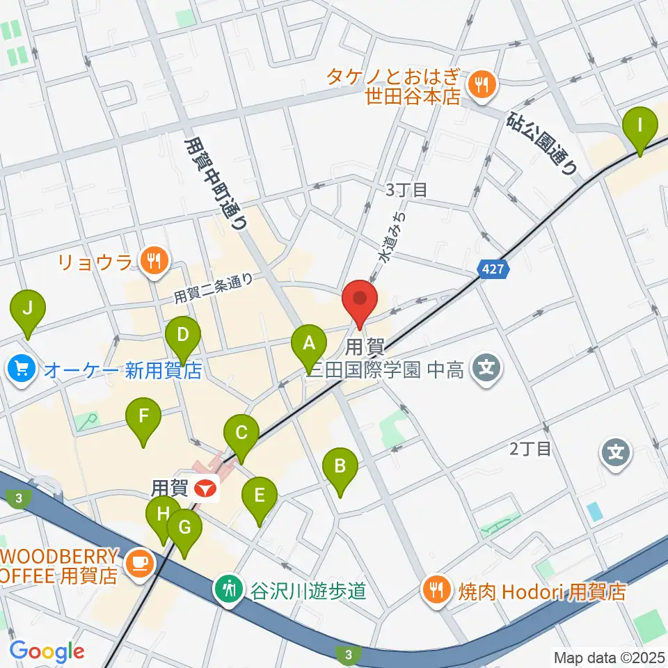 用賀エピタフ周辺のコンビニエンスストア一覧地図