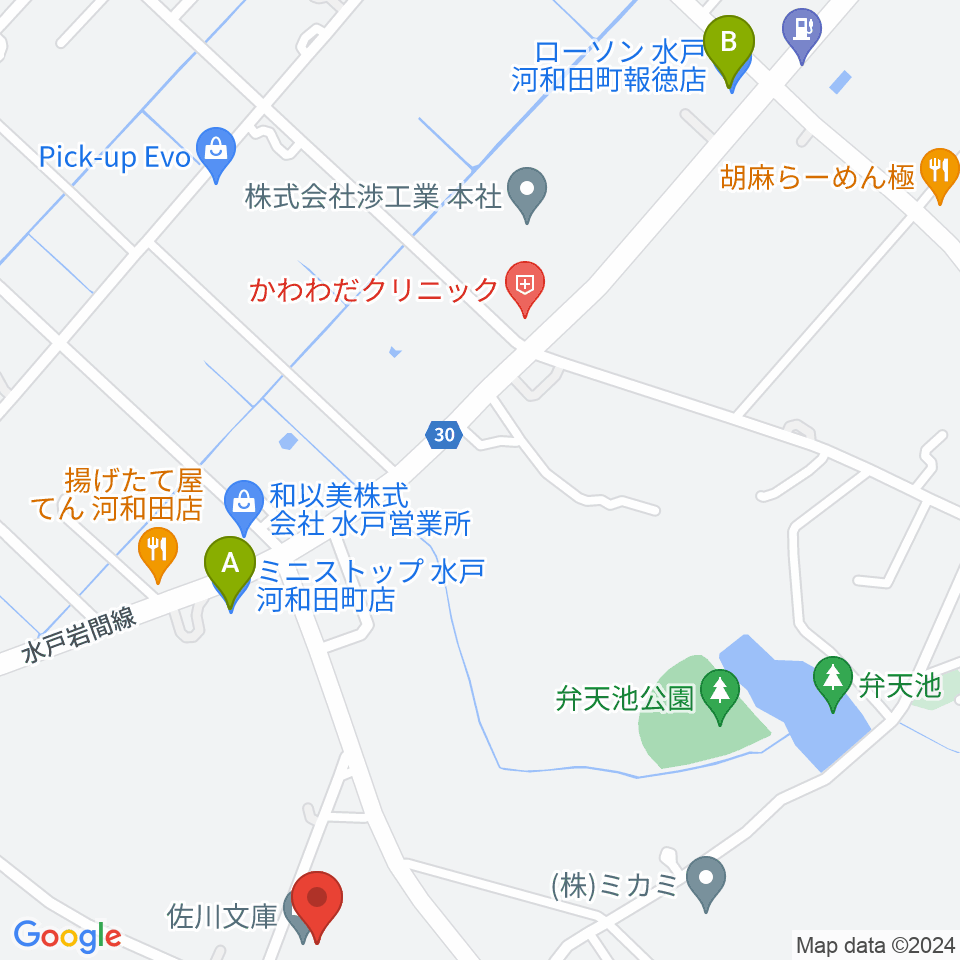 佐川文庫周辺のコンビニエンスストア一覧地図