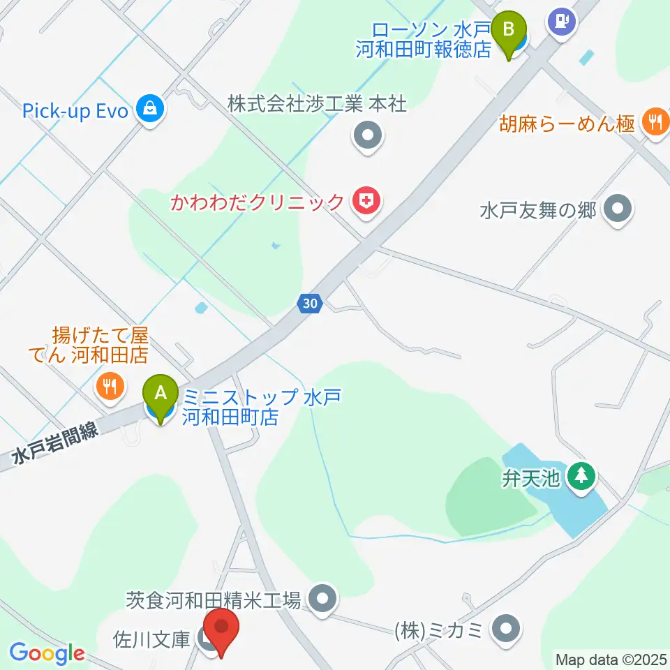 佐川文庫周辺のコンビニエンスストア一覧地図
