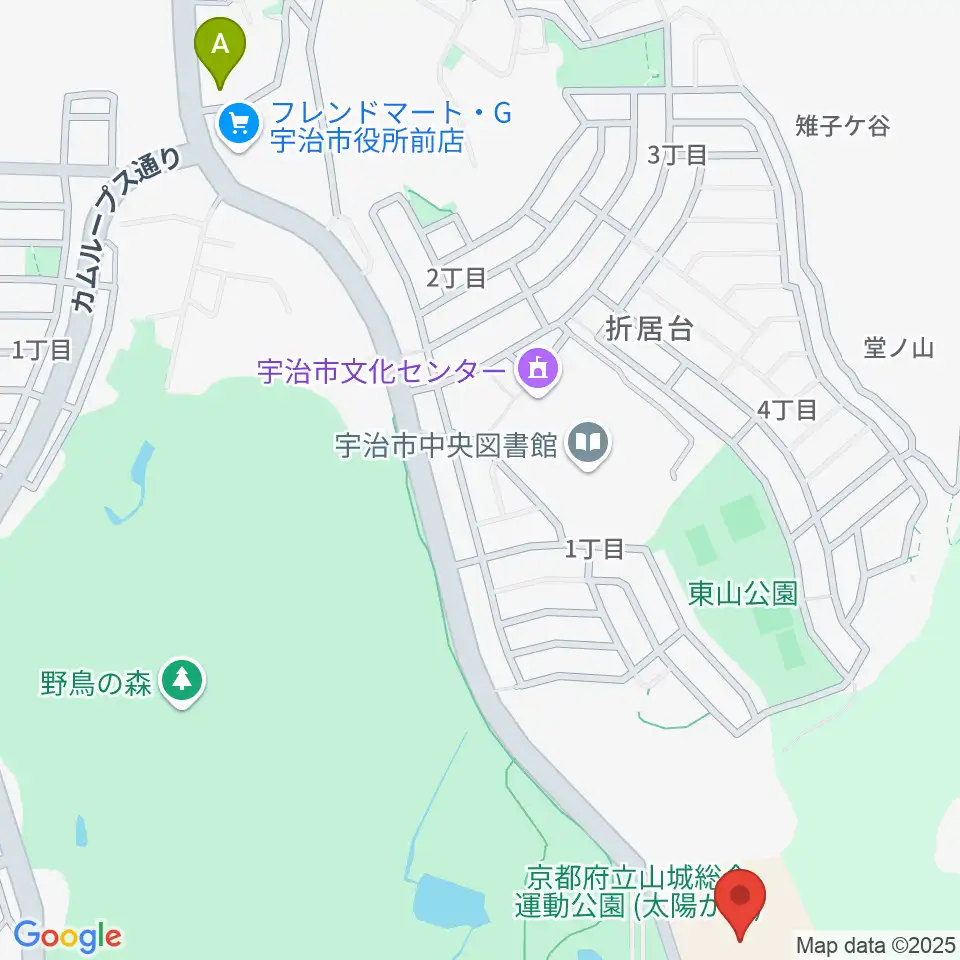 木下アカデミー京都アイスアリーナ周辺のコンビニエンスストア一覧地図