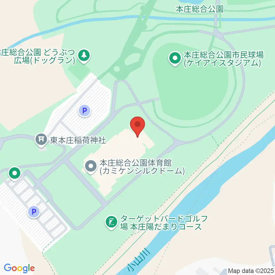カミケンシルクドーム周辺のコンビニエンスストア一覧地図