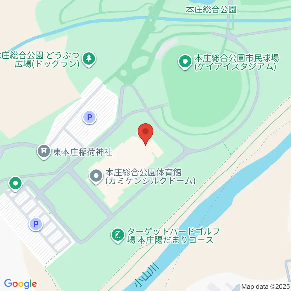 カミケンシルクドーム周辺のコンビニエンスストア一覧地図