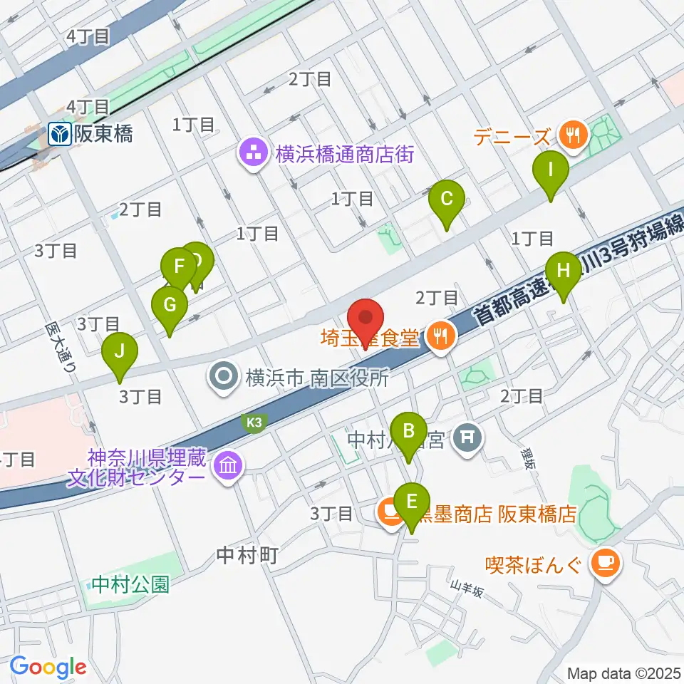 三吉演芸場周辺のコンビニエンスストア一覧地図