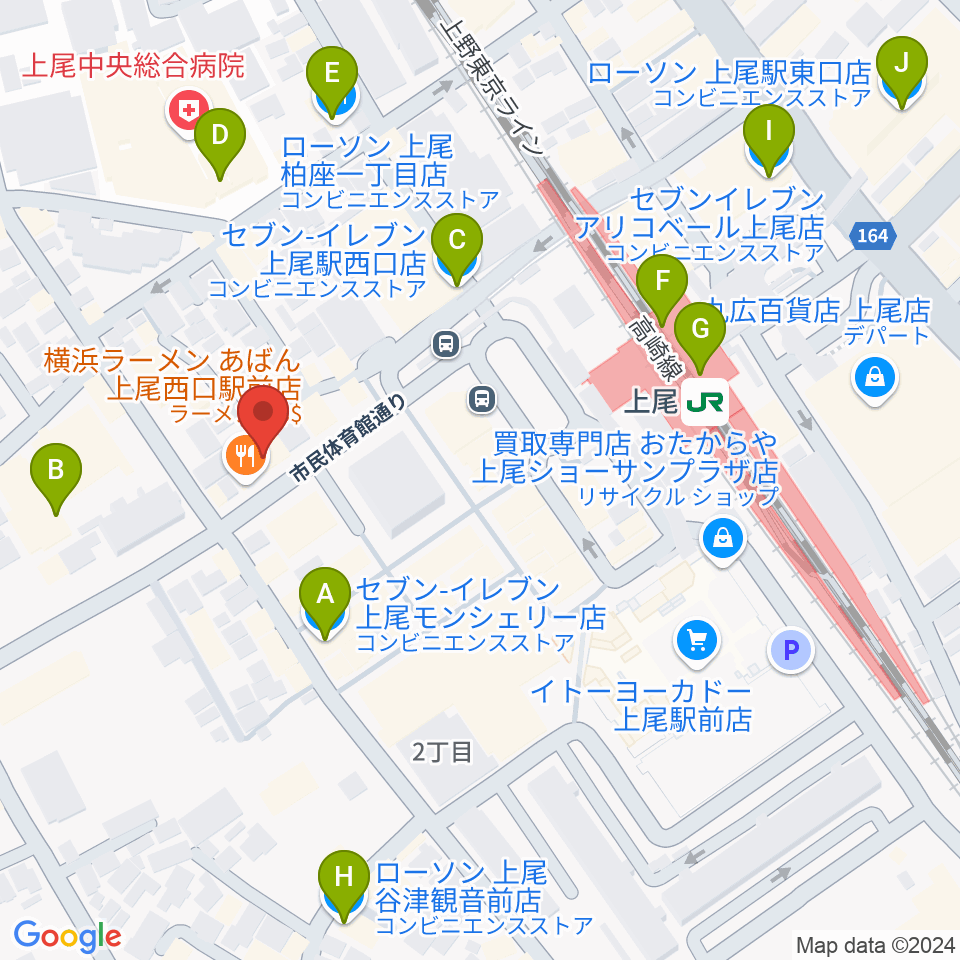 Dover Guitar Shop周辺のコンビニエンスストア一覧地図